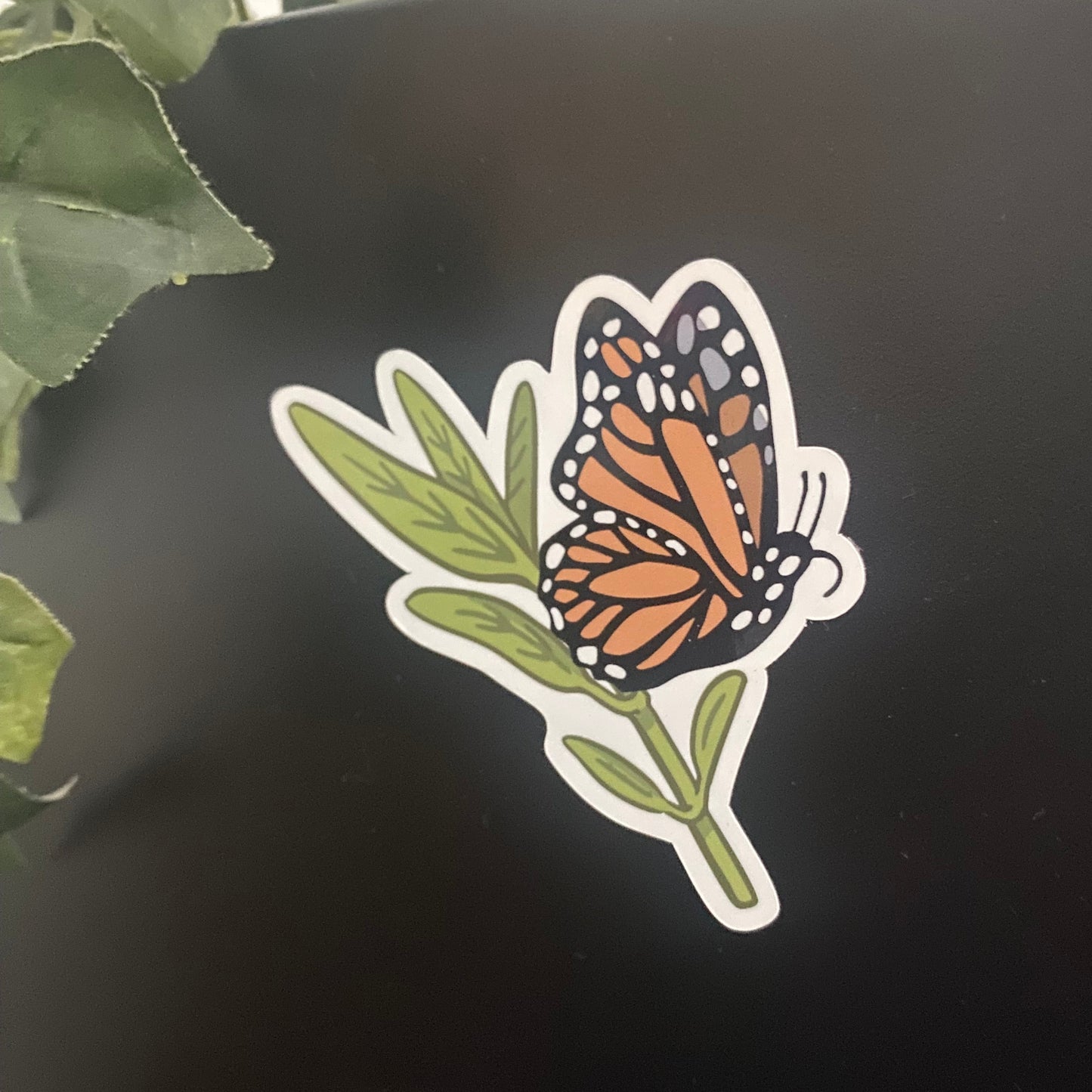 Milkweed & Monarch Magnet